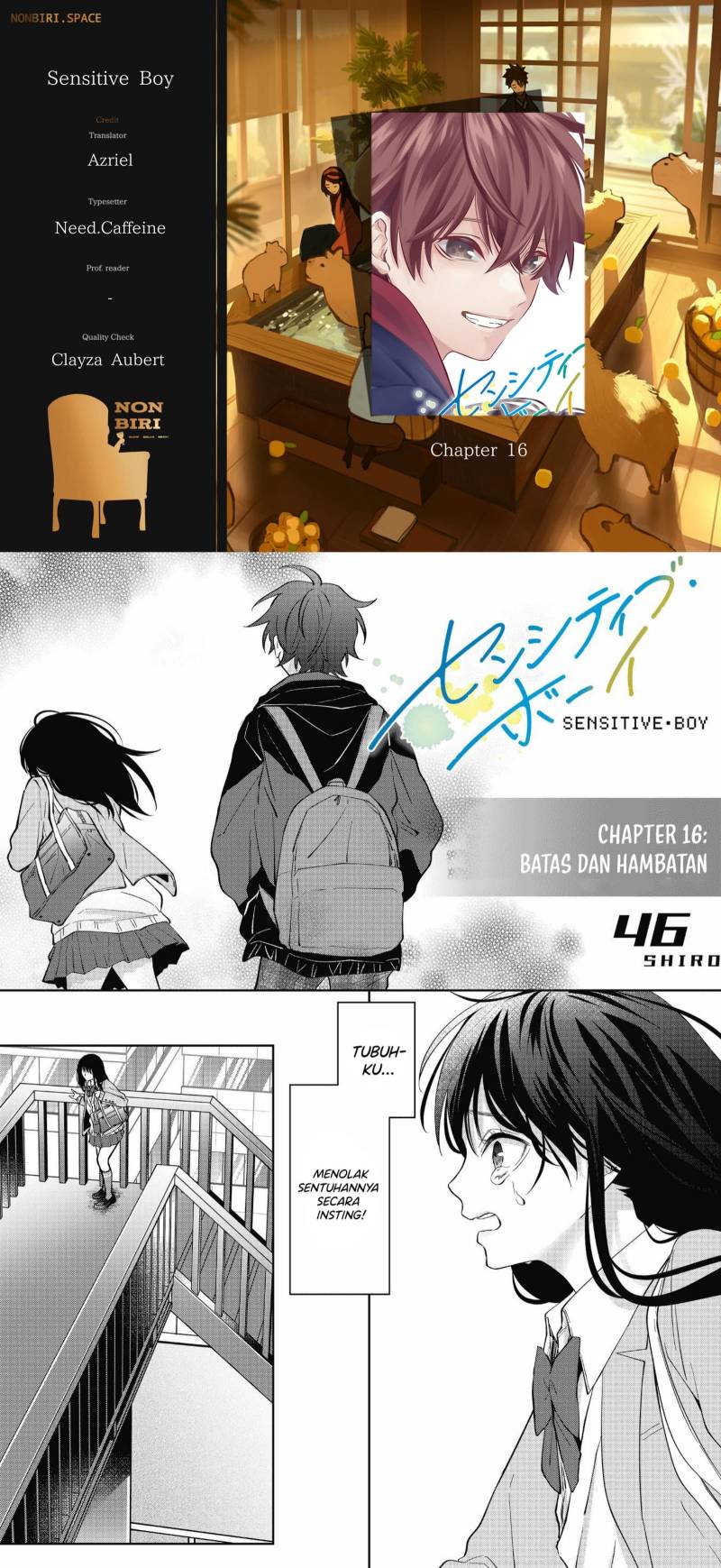 Baca Komik Sensitive Boy Chapter 16 Gambar 1