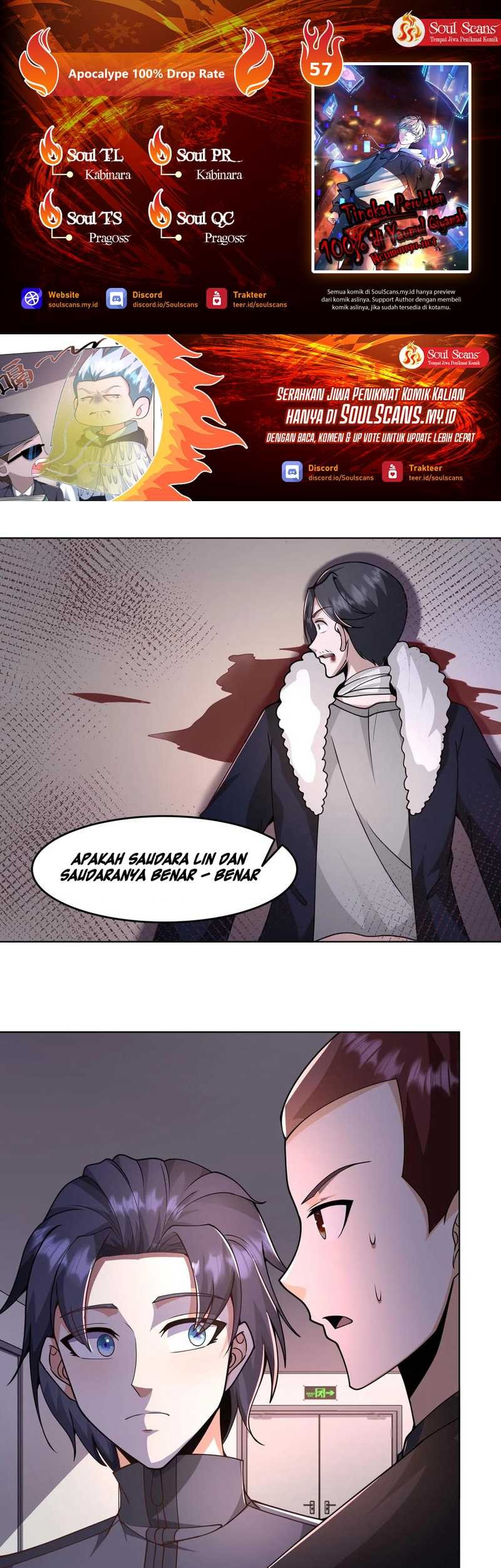 Baca Komik Apocalypse 100% Drop Rate Chapter 58 Gambar 1