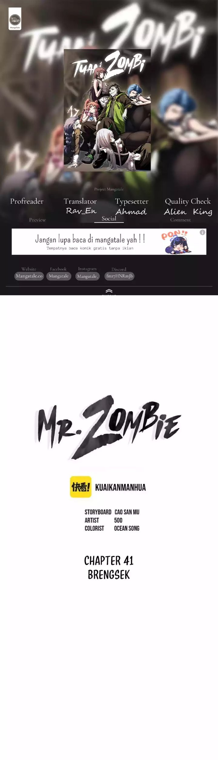 Baca Komik Mr. Zombie Chapter 41 Gambar 1