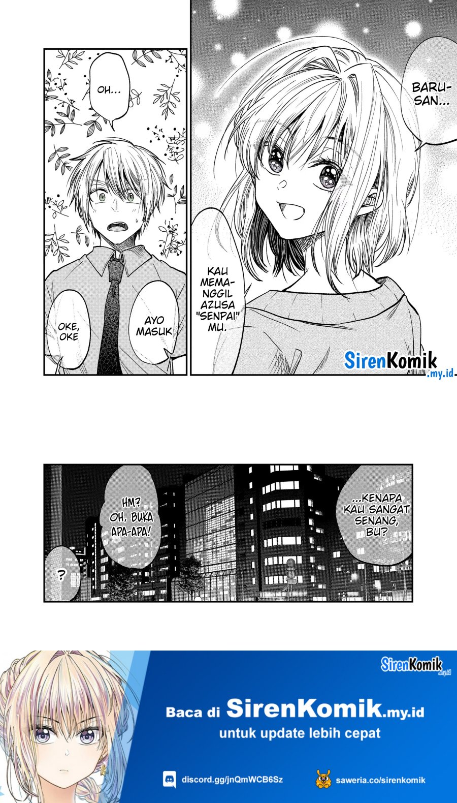 Awkward Senpai Serialization Chapter 32 Gambar 16
