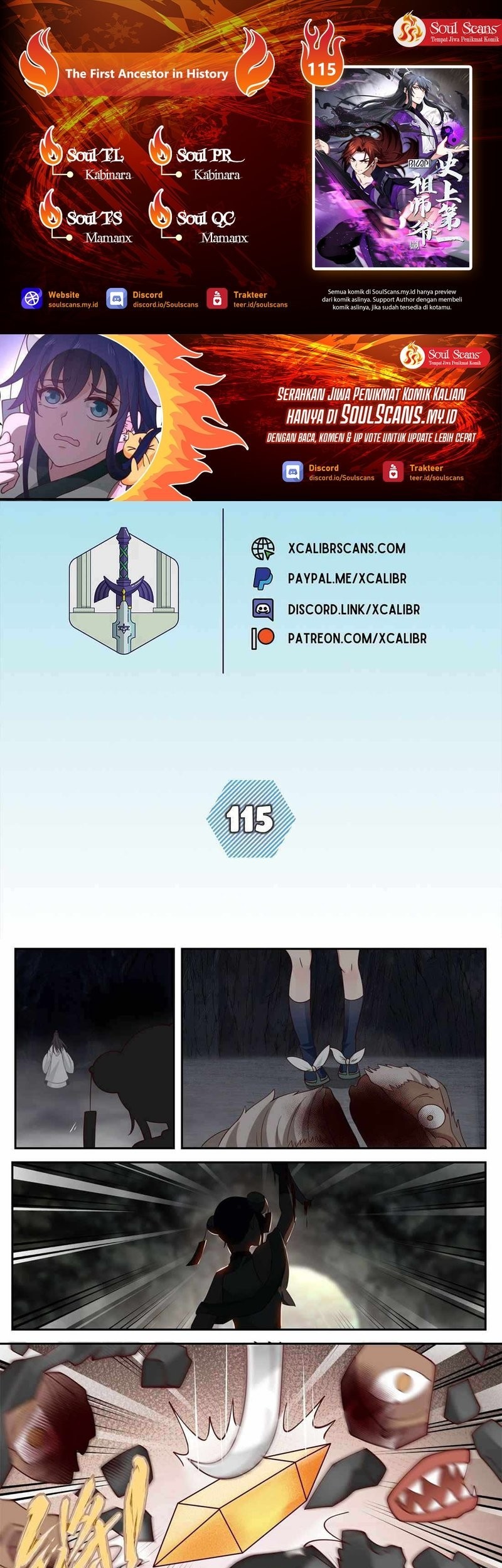 Baca Komik The First Ancestor in History Chapter 115 Gambar 1