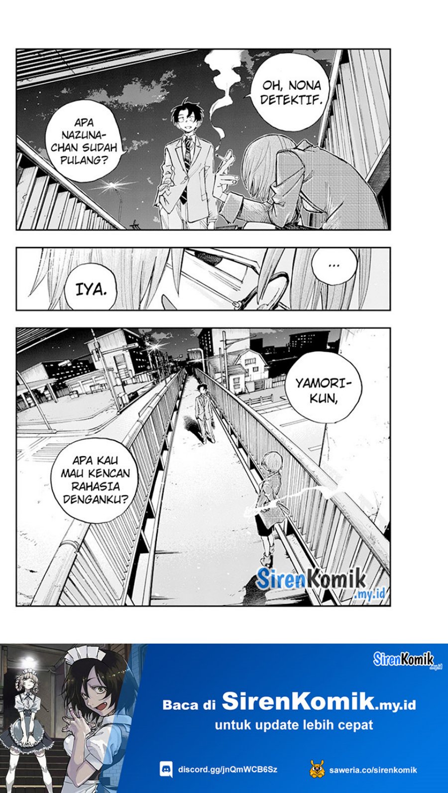 Yofukashi no Uta Chapter 181 Gambar 17