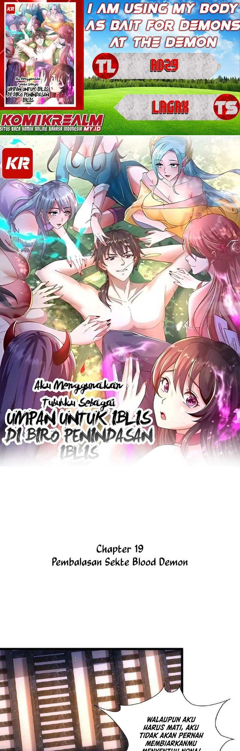 Baca Komik I Am Using My Body As Bait For Demons At The Demon Suppression Bureau Chapter 19 Gambar 1