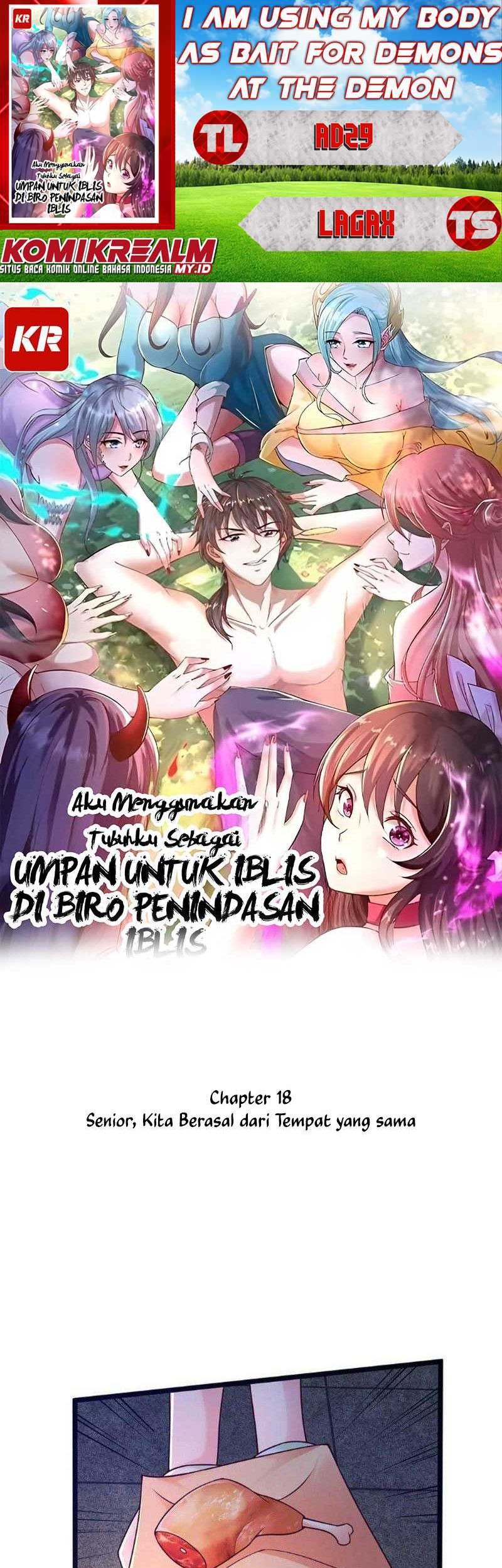 Baca Komik I Am Using My Body As Bait For Demons At The Demon Suppression Bureau Chapter 18 Gambar 1