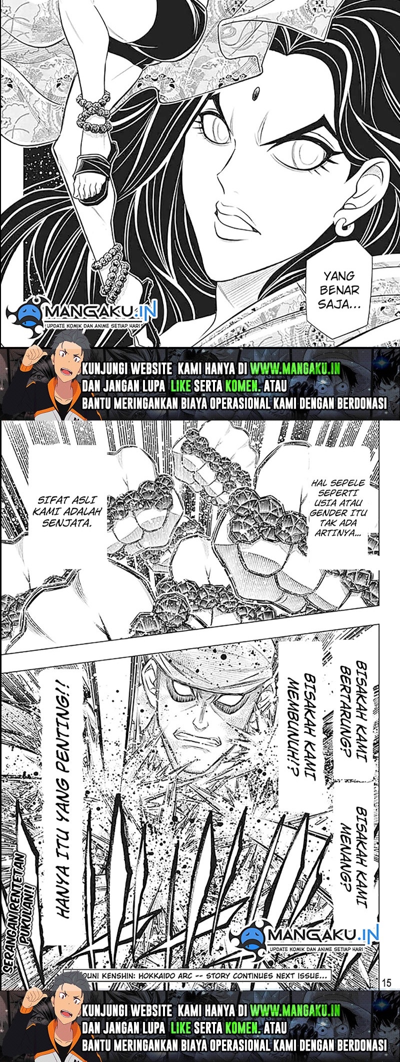 Rurouni Kenshin: Meiji Kenkaku Romantan – Hokkaido-hen Chapter 53 Gambar 9