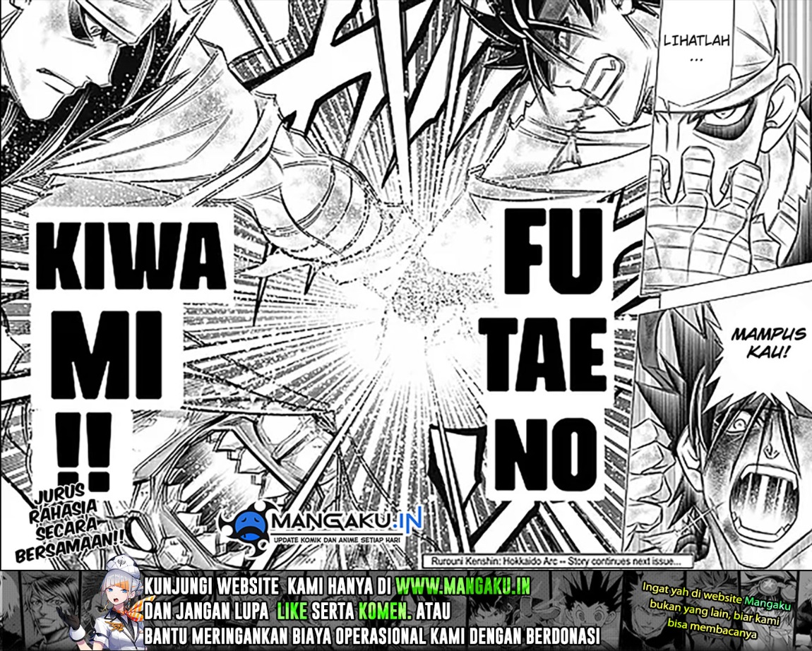 Rurouni Kenshin: Meiji Kenkaku Romantan – Hokkaido-hen Chapter 52 Gambar 14