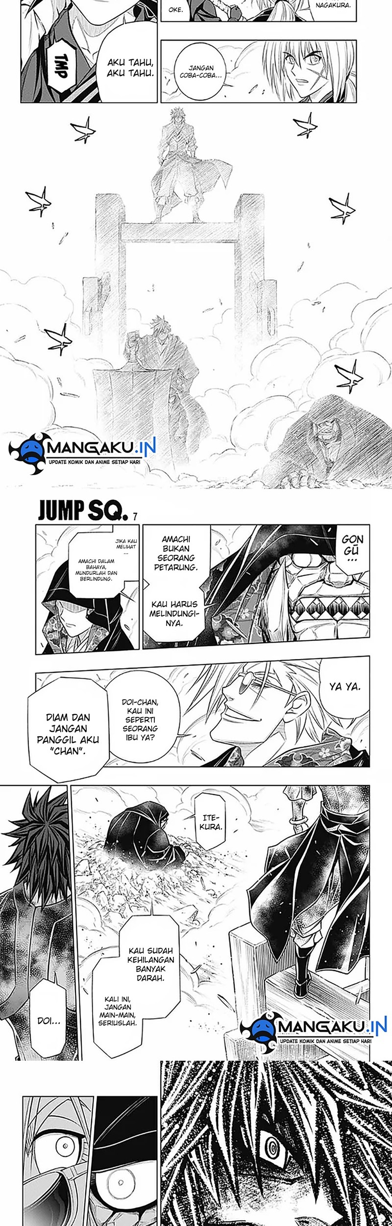 Rurouni Kenshin: Meiji Kenkaku Romantan – Hokkaido-hen Chapter 51 Gambar 4