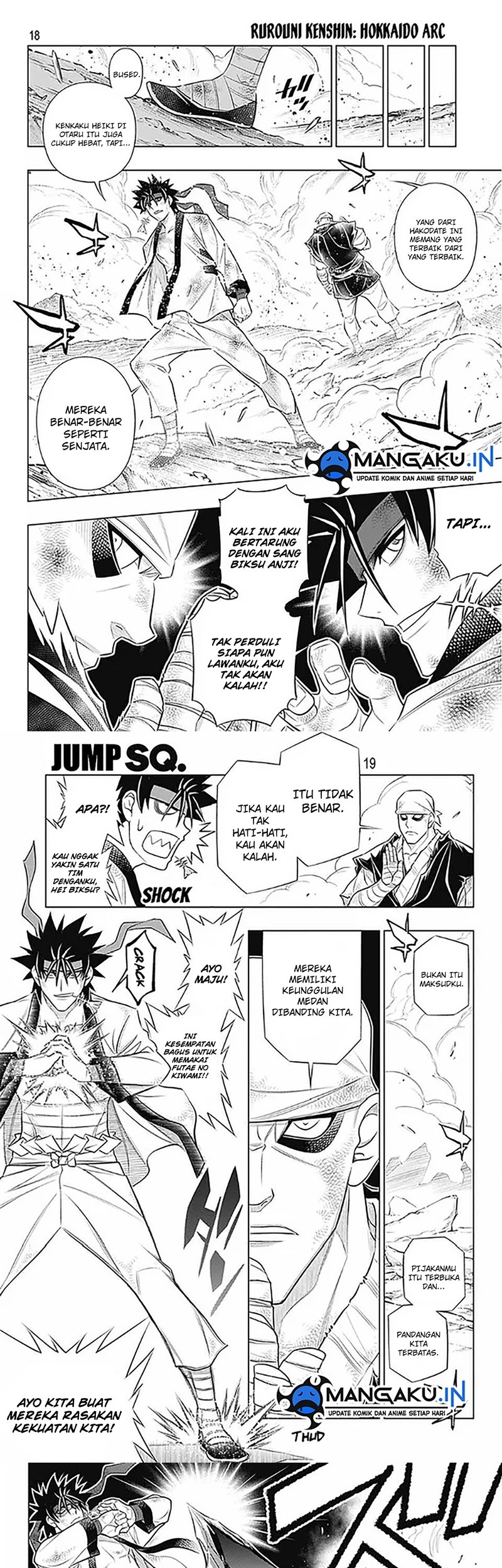 Rurouni Kenshin: Meiji Kenkaku Romantan – Hokkaido-hen Chapter 51 Gambar 10