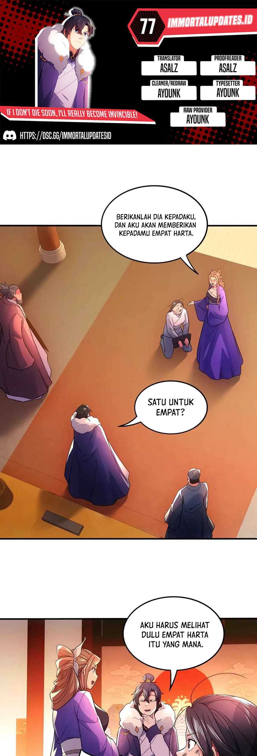 Baca Komik If I Don’t Die, I’ll Be Invincible Chapter 77 Gambar 1