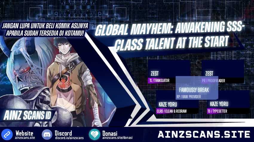 Global Mayhem: Awakening SSS-Class Talent at the Start!