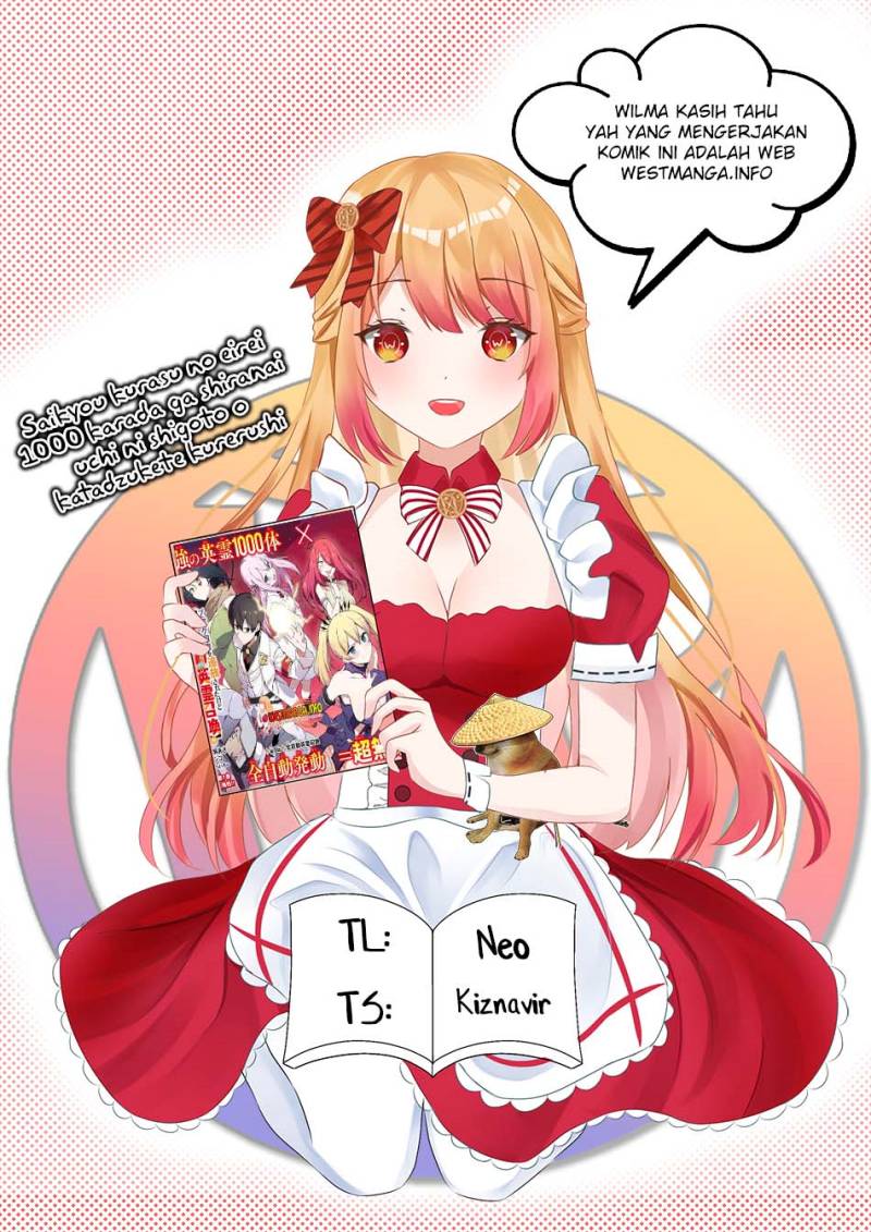 Baca Komik Saikyou Kurasu no Eirei 1000 Karada ga Shiranai Uchi ni Shigoto o Katadzukete Kurerushi Chapter 15.2 Gambar 1