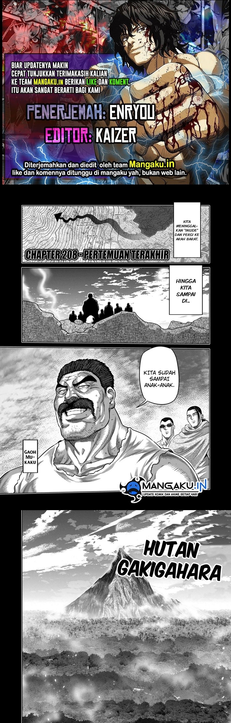 Baca Komik Kengan Omega Chapter 208 Gambar 1