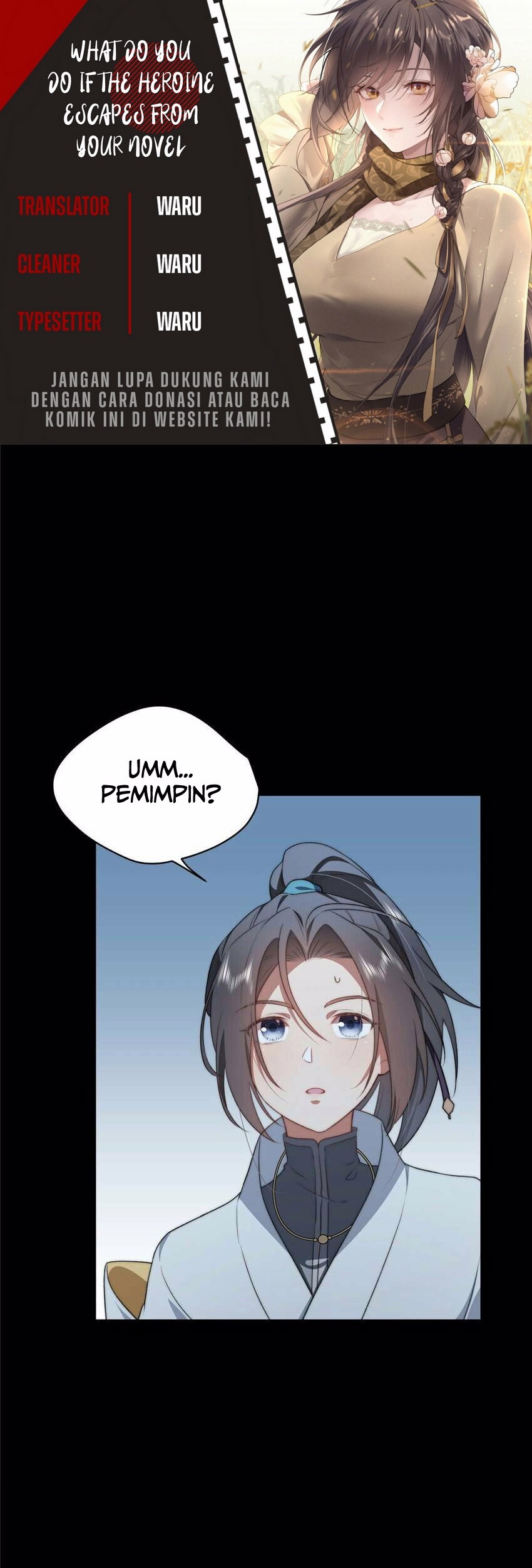 Baca Komik What Do You Do If the Heroine Escapes From Your Novel Chapter 17 Gambar 1