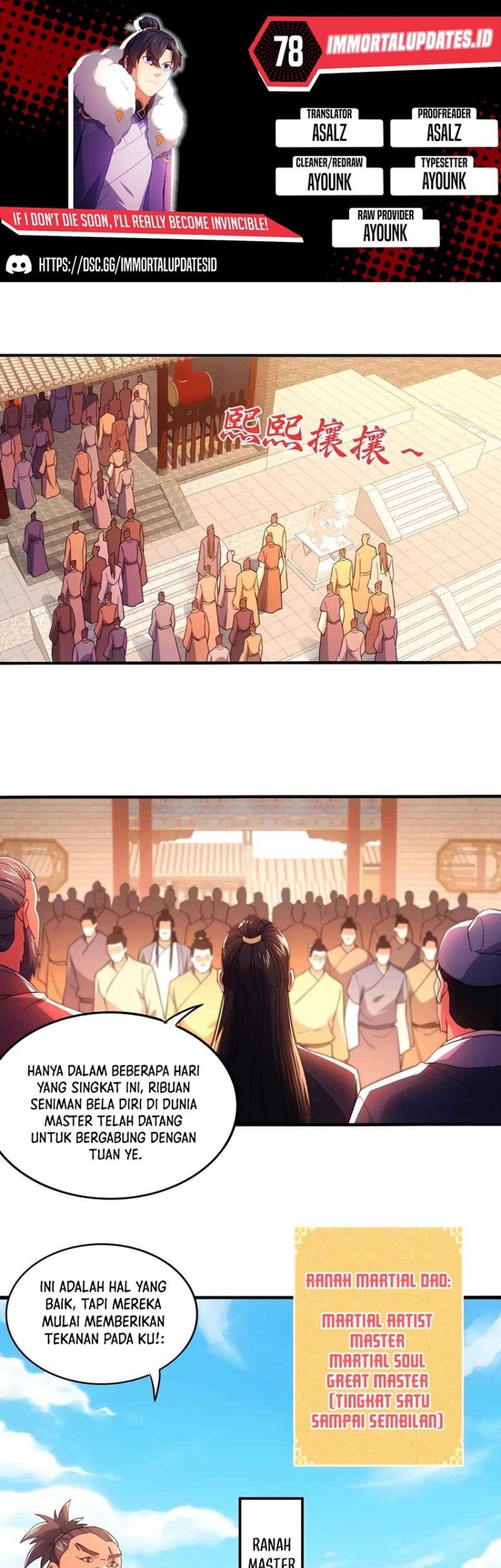 Baca Komik If I Don’t Die, I’ll Be Invincible Chapter 78 Gambar 1