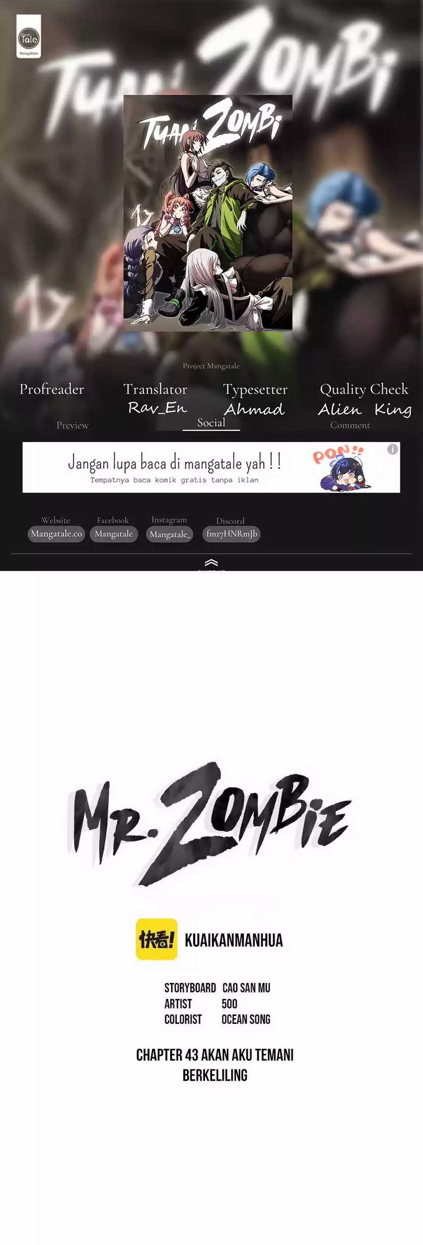 Baca Komik Mr. Zombie Chapter 43 Gambar 1