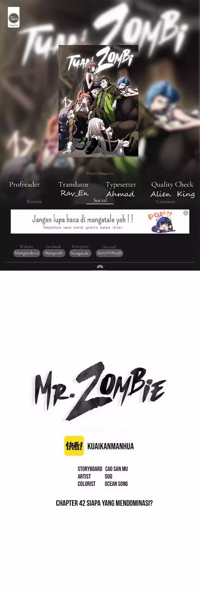 Baca Komik Mr. Zombie Chapter 42 Gambar 1