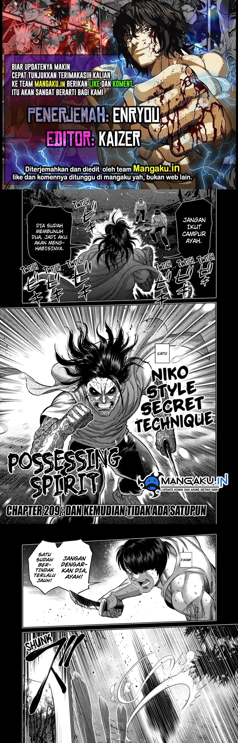 Baca Komik Kengan Omega Chapter 209 Gambar 1