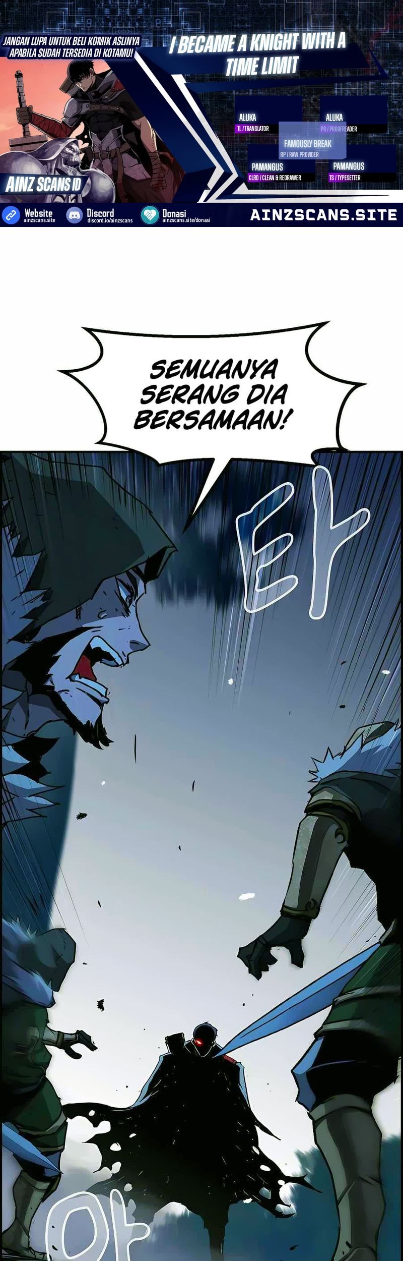 Baca Komik I Became a Knight With a Time Limit Chapter 02 Gambar 1