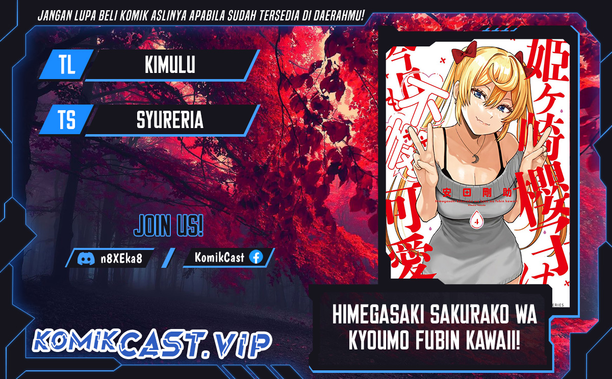 Baca Komik Himegasaki Sakurako wa Kyoumo Fubin Kawaii! Chapter 22 Gambar 1