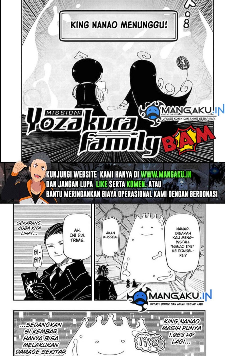 Baca Mission: Yozakura Family Chapter 190 Gambar 2