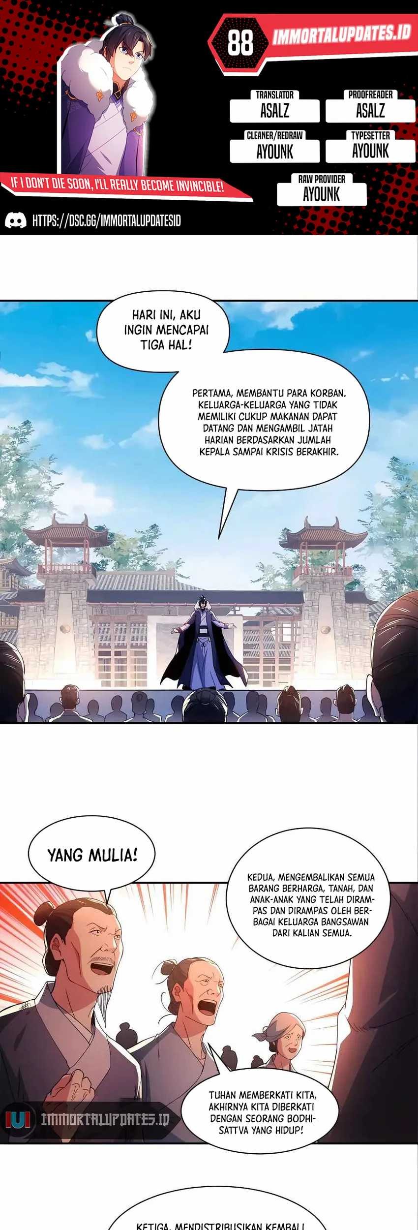 Baca Komik If I Don’t Die, I’ll Be Invincible Chapter 88 Gambar 1