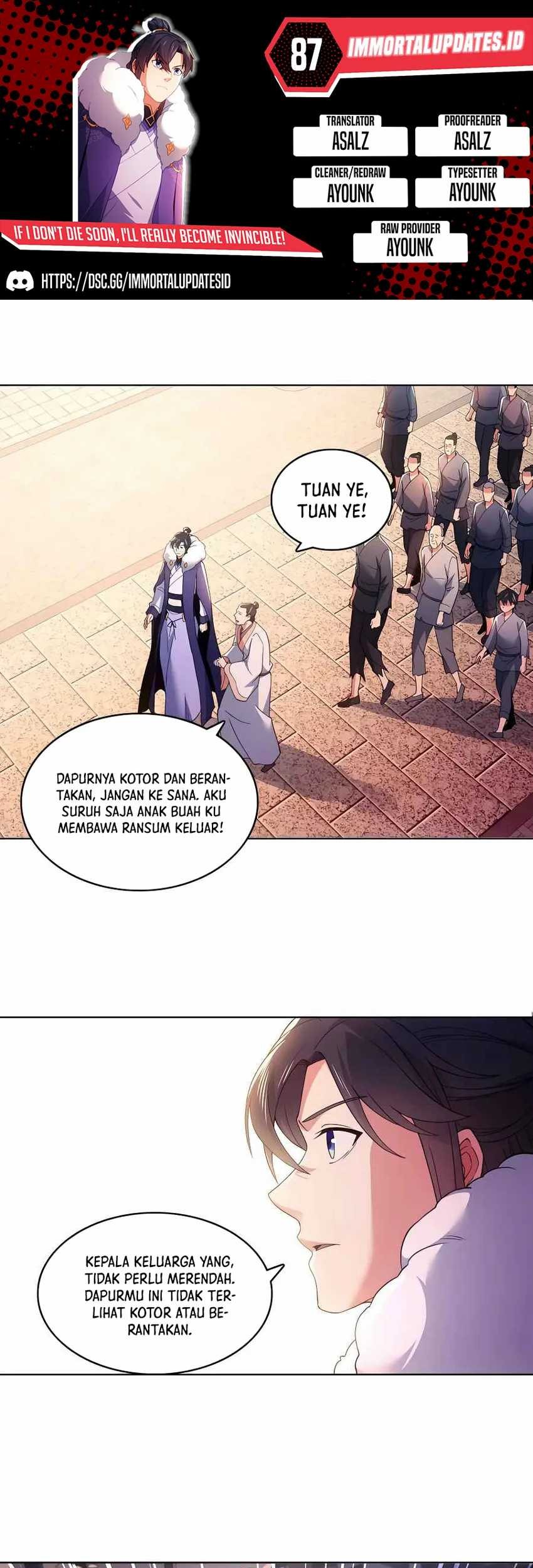 Baca Komik If I Don’t Die, I’ll Be Invincible Chapter 87 Gambar 1
