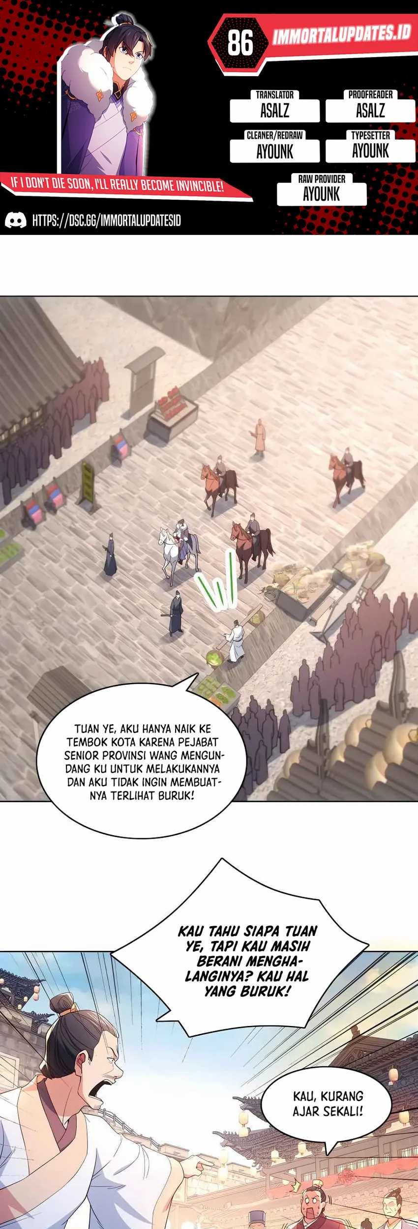Baca Komik If I Don’t Die, I’ll Be Invincible Chapter 86 Gambar 1