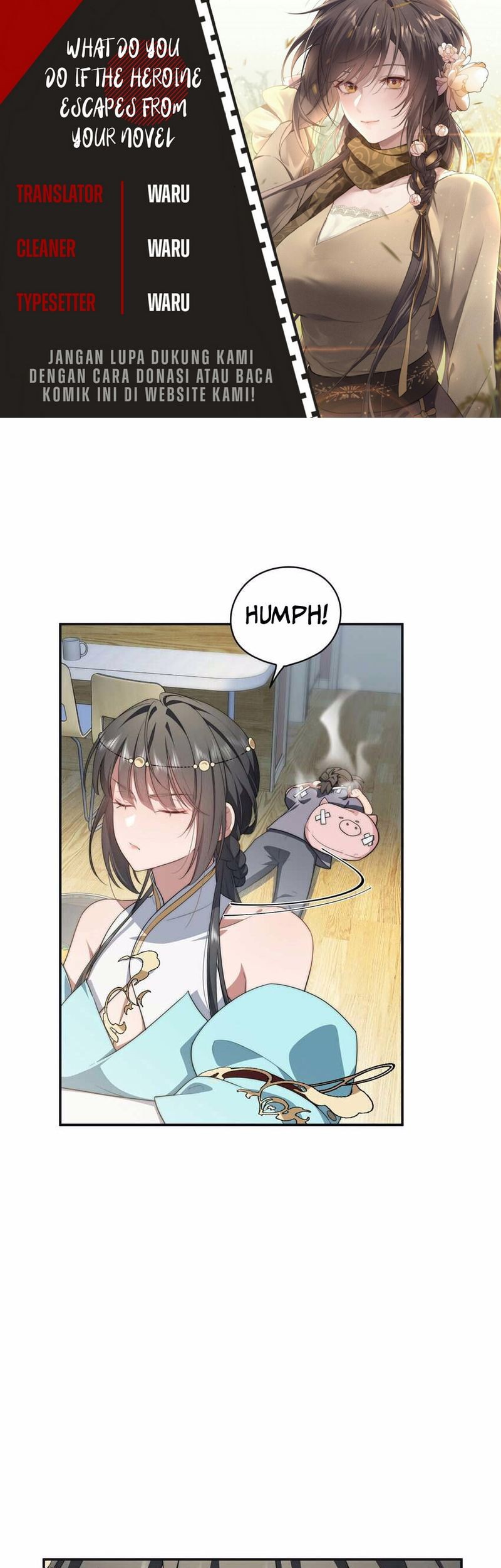 Baca Komik What Do You Do If the Heroine Escapes From Your Novel Chapter 19 Gambar 1