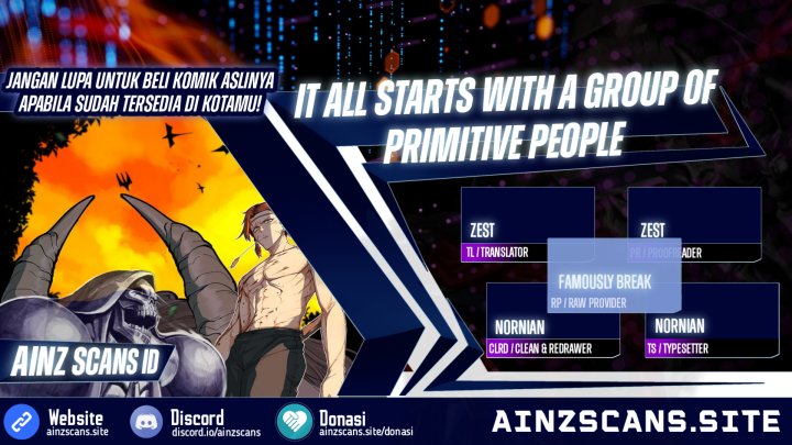 Baca Komik It All Starts With A Group Of Primitive People Chapter 31 Gambar 1