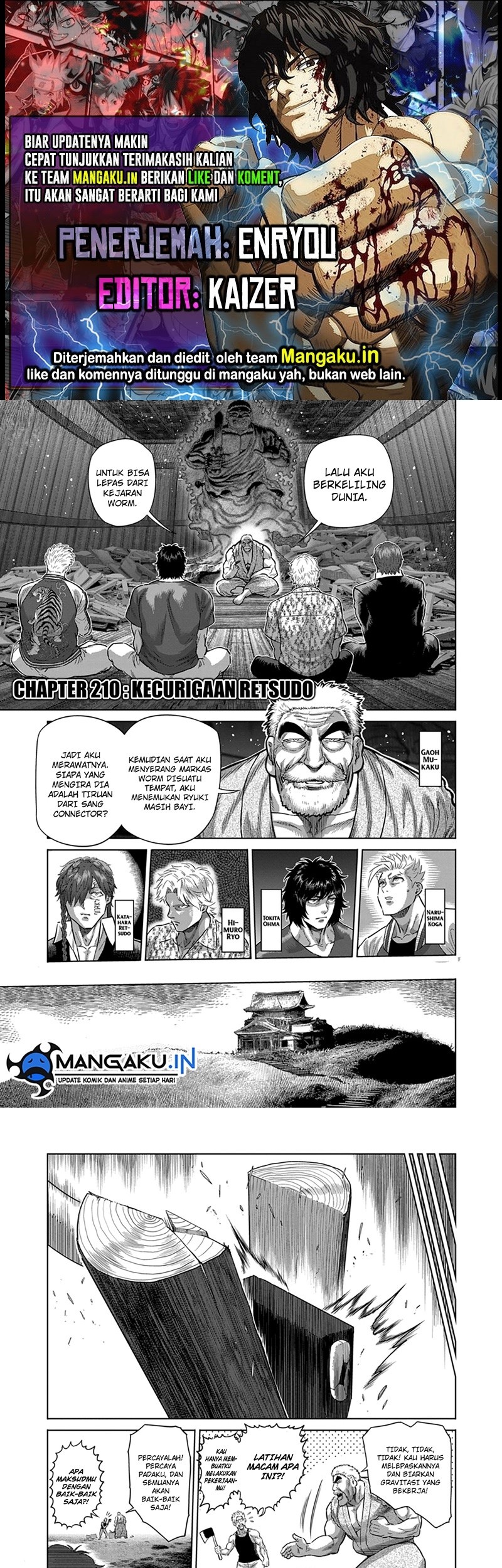 Baca Komik Kengan Omega Chapter 210 Gambar 1