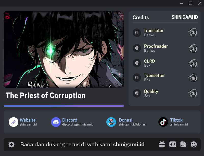 Baca Komik The Priest of Corruption Chapter 20 Gambar 1