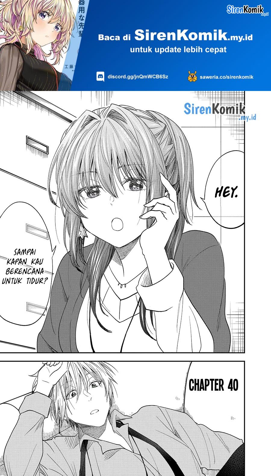 Baca  Awkward Senpai Serialization Chapter 40 Gambar 2