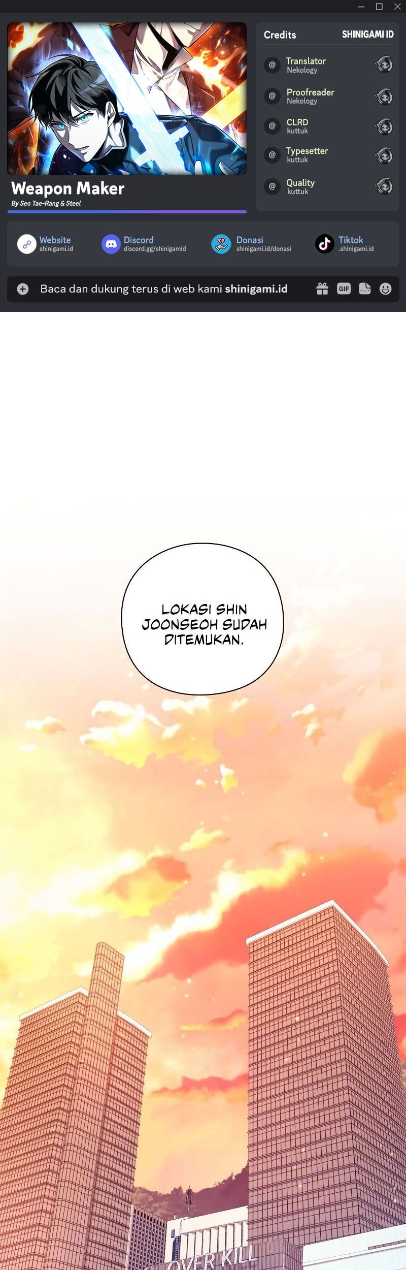 Baca Komik Weapon Maker Chapter 06 Gambar 1