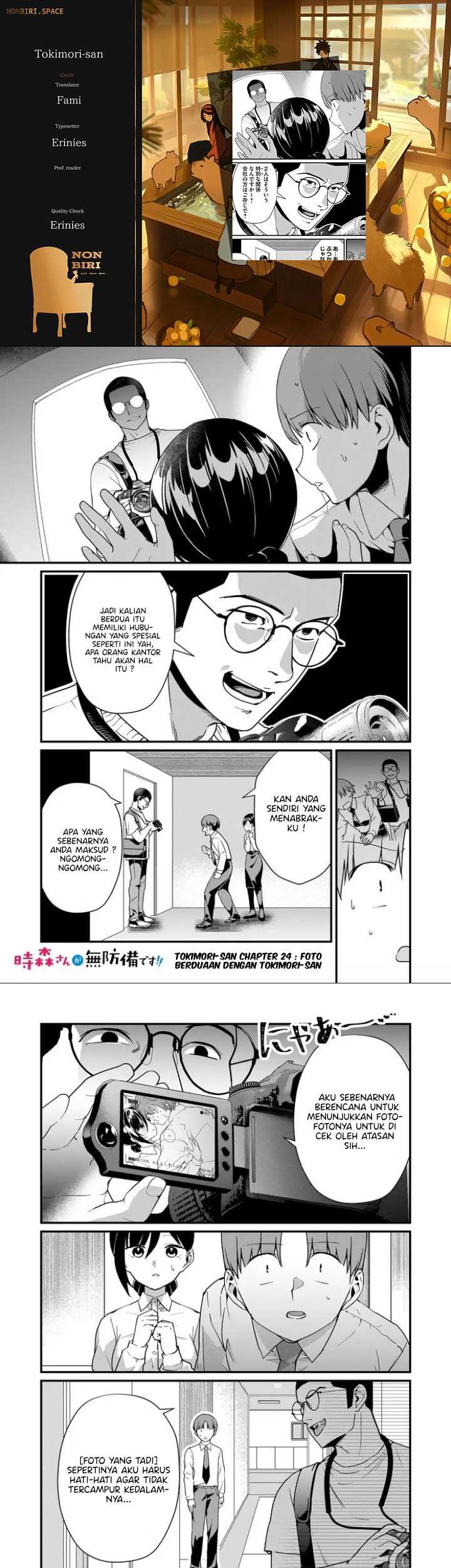 Baca Komik Tokimori-san ga Muboubi desu!! Chapter 24 Gambar 1