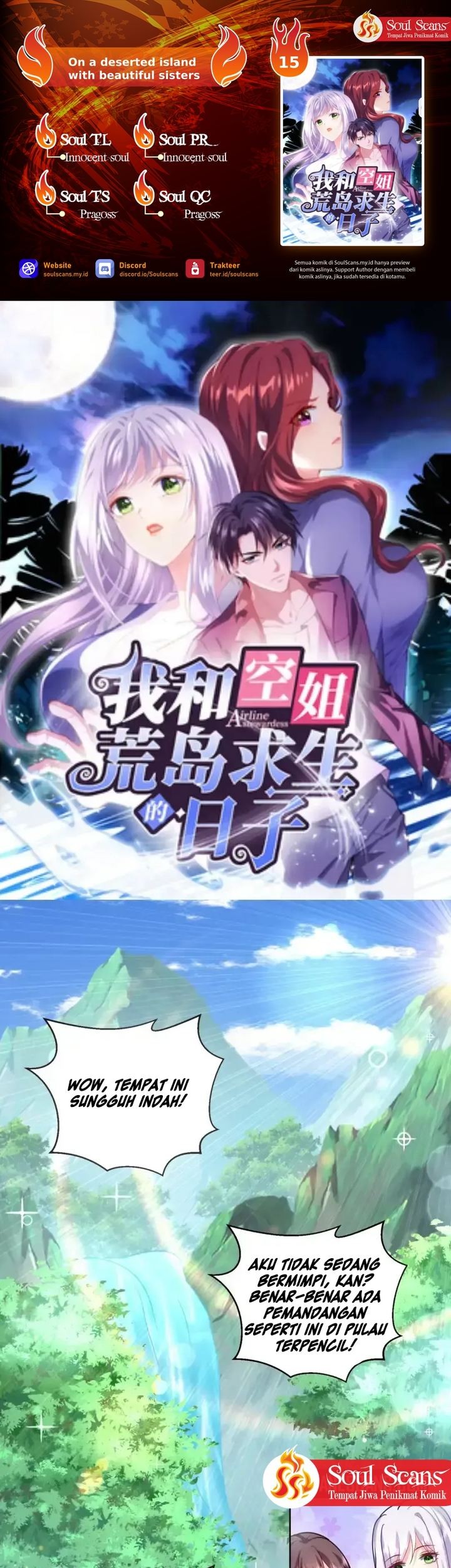 Baca Komik On a Deserted Island with Beautiful Sisters Chapter 15 Gambar 1