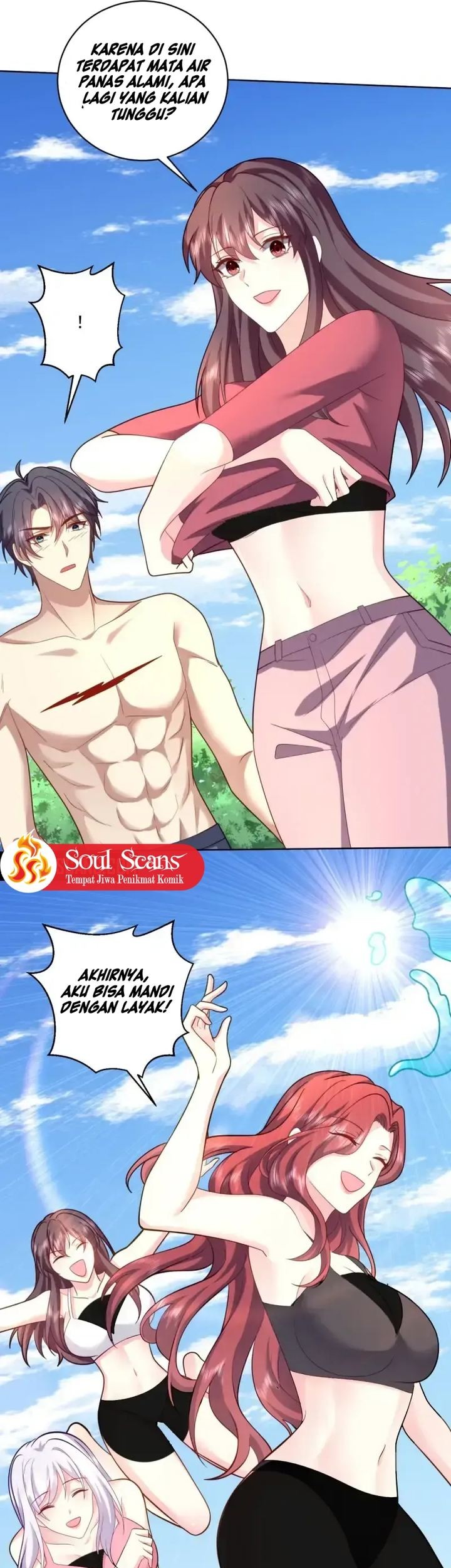 On a Deserted Island with Beautiful Sisters Chapter 15 Gambar 4
