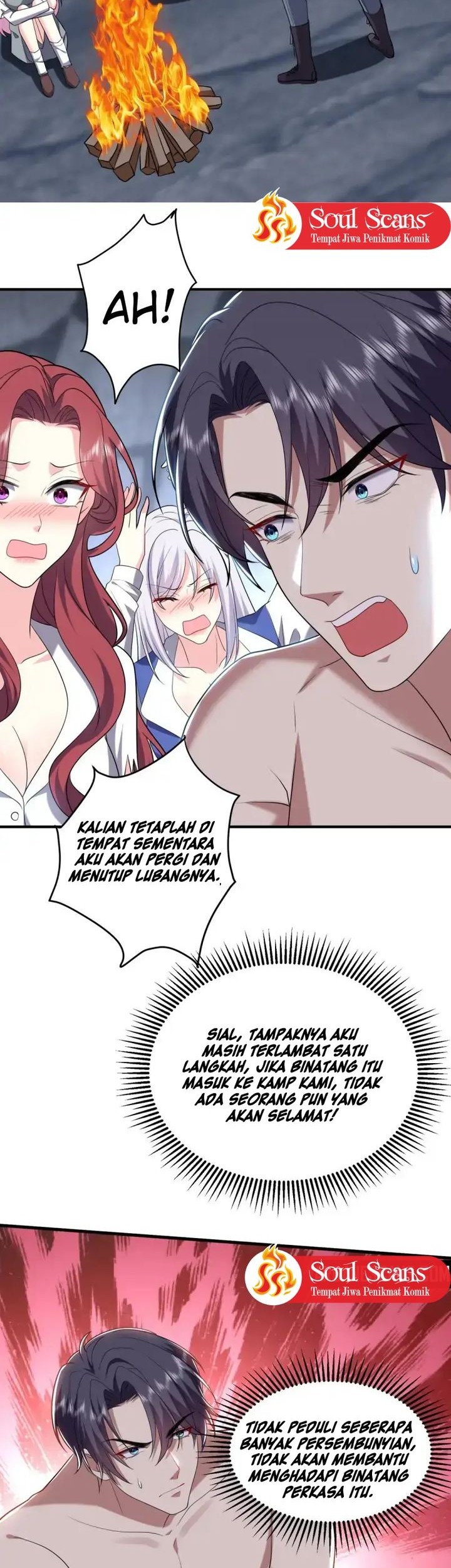 On a Deserted Island with Beautiful Sisters Chapter 14 Gambar 16