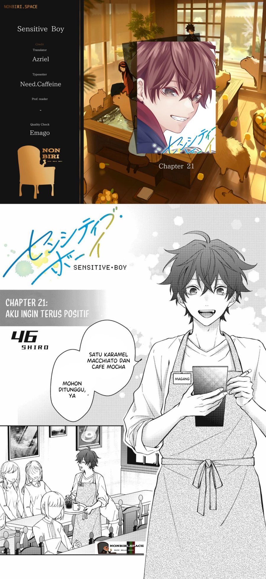 Baca Komik Sensitive Boy Chapter 21 Gambar 1