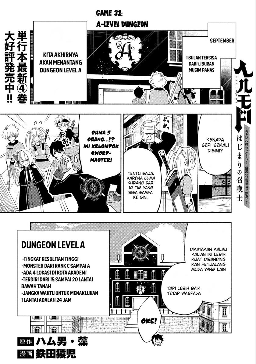 Hell Mode: Yarikomi Suki no Gamer wa Hai Settei no Isekai de Musou Suru Chapter 31 Gambar 4