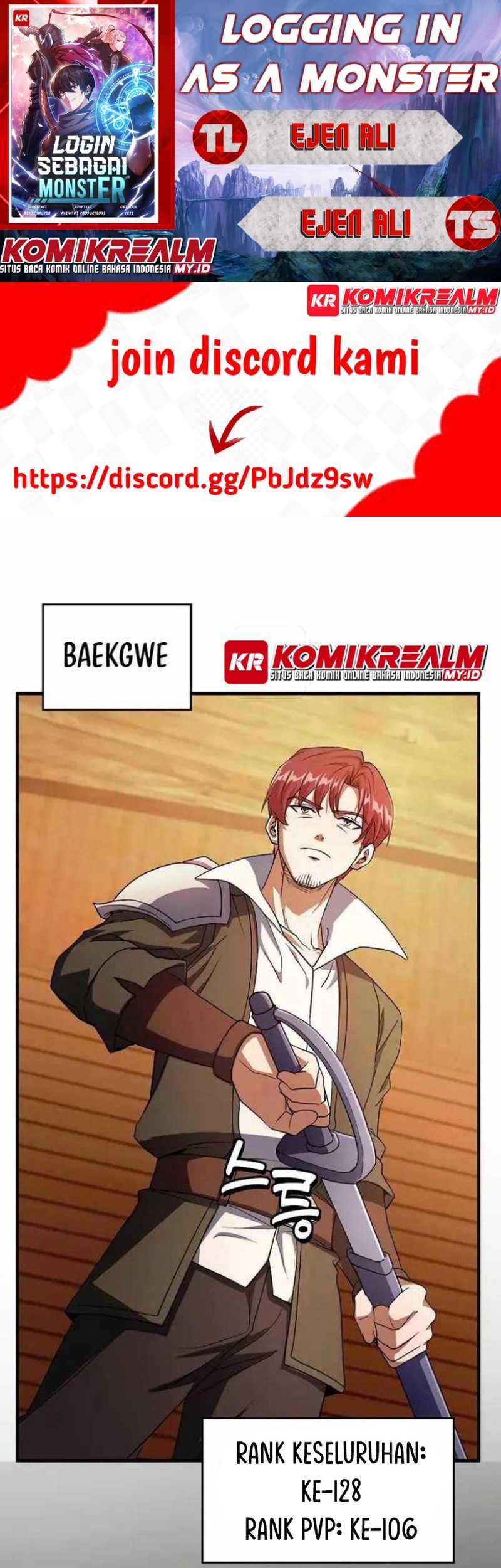Baca Komik Logging in as a Monster Chapter 28 Gambar 1