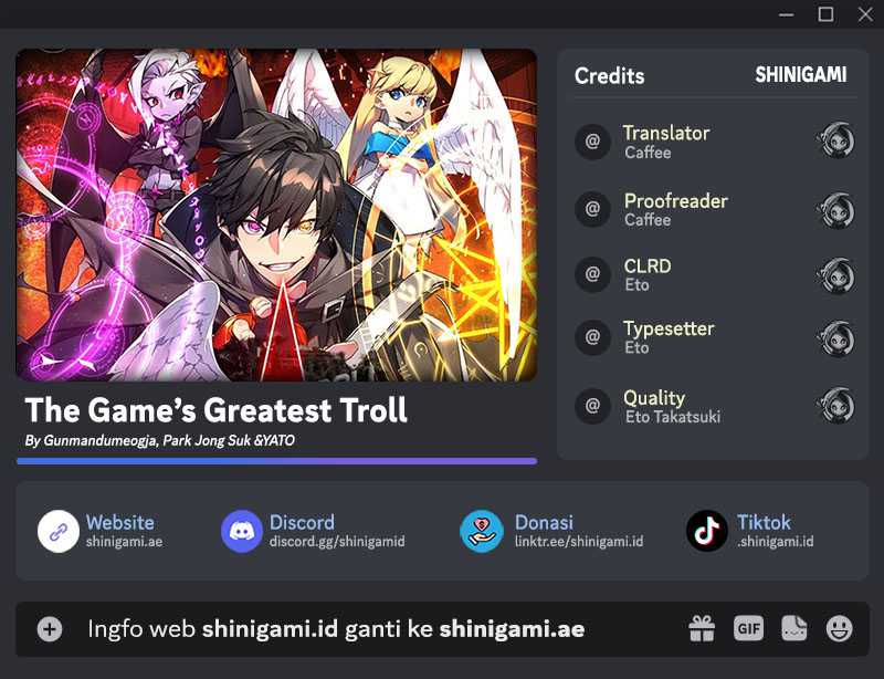 Baca Komik The Game’s Top Troll Chapter 48 Gambar 1