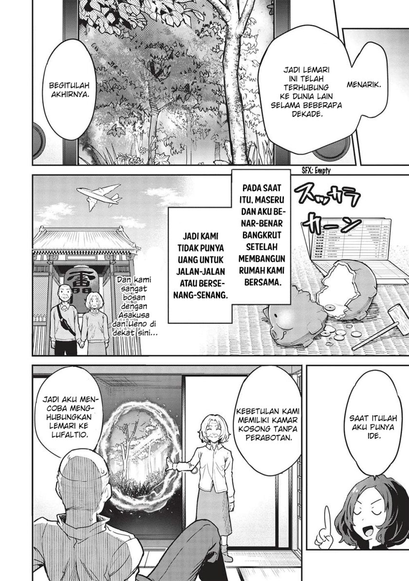 Itsu Demo Jitaku ni Kaereru Ore wa, Isekai de Gyoushoujin o Hajimemashita Chapter 38 Gambar 9