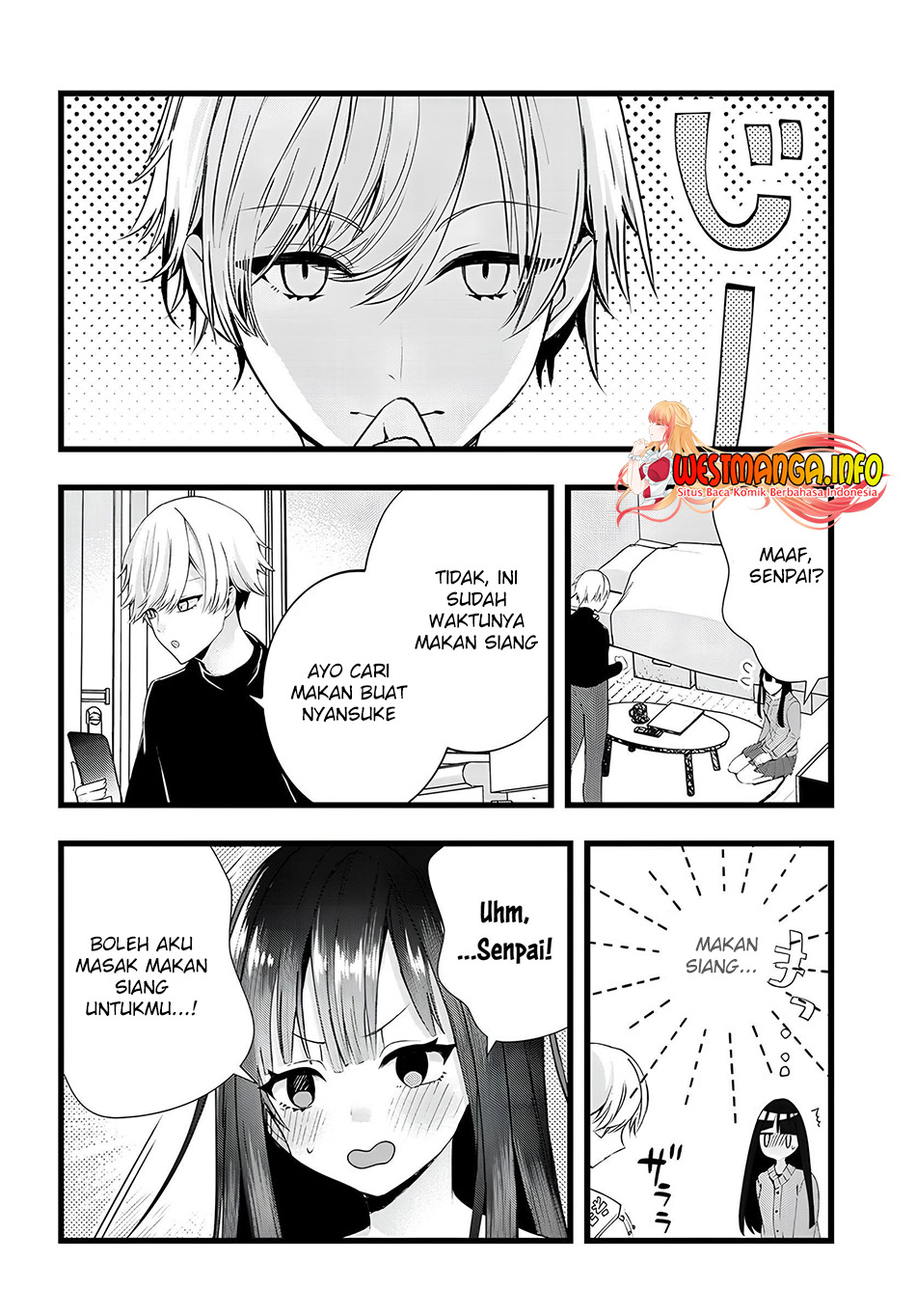 Chiteki de Cool na Kouhai Bijo, Ore no Kai Neko ni naru Chapter 15 Gambar 4