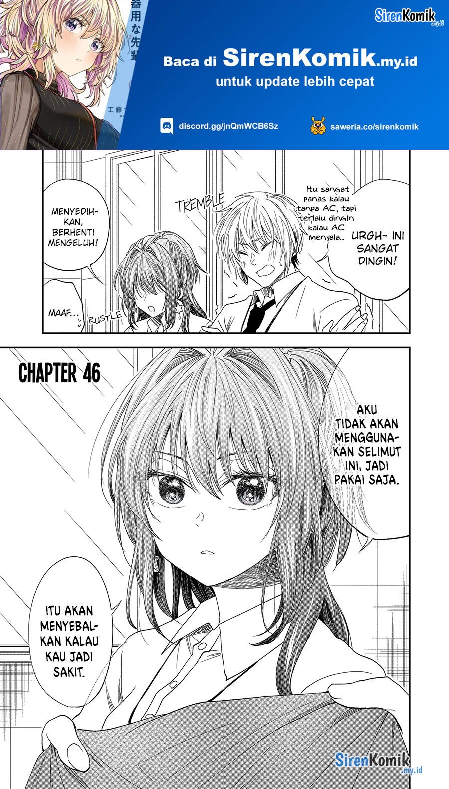 Baca Awkward Senpai Serialization Chapter 46 Gambar 2