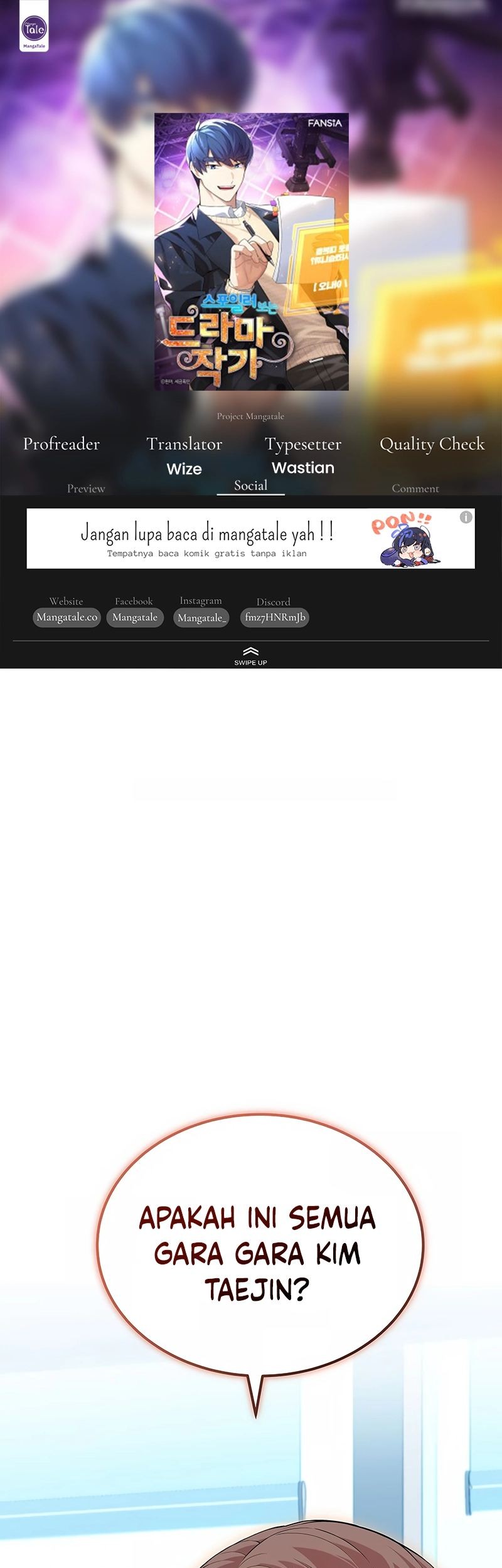 Baca Komik Drama Writer Who Reads Spoilers Chapter 21 Gambar 1