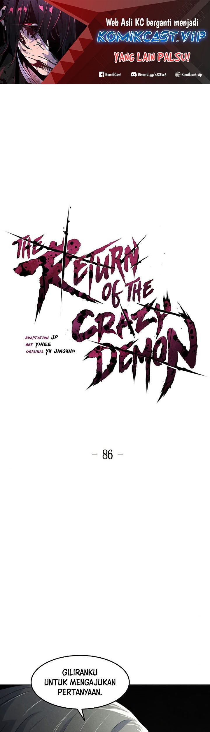 Baca Return of the Mad Demon Chapter 86 Gambar 2
