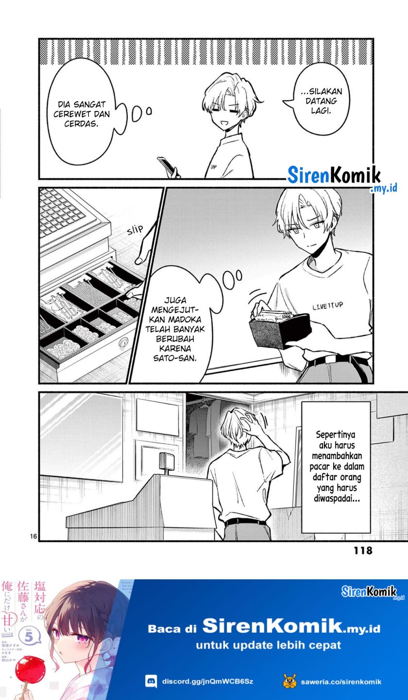 Shiotaiou no Sato-san ga Ore ni dake Amai Chapter 35 Gambar 17