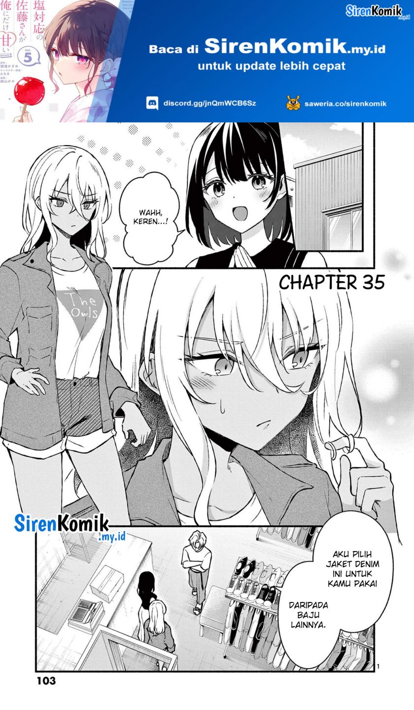 Baca Shiotaiou no Sato-san ga Ore ni dake Amai Chapter 35 Gambar 2