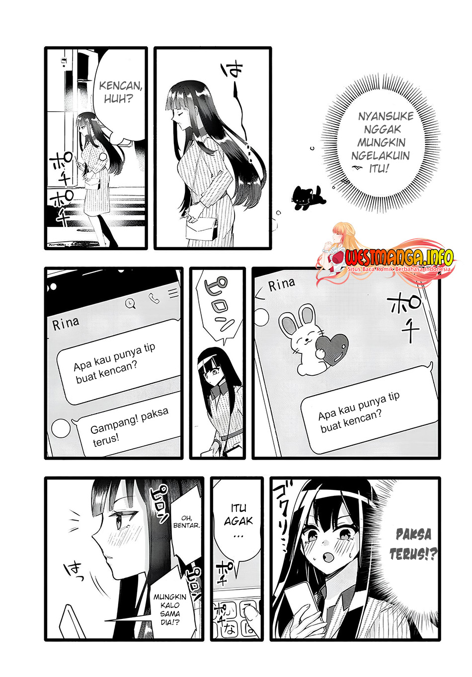 Chiteki de Cool na Kouhai Bijo, Ore no Kai Neko ni naru Chapter 18 Gambar 9