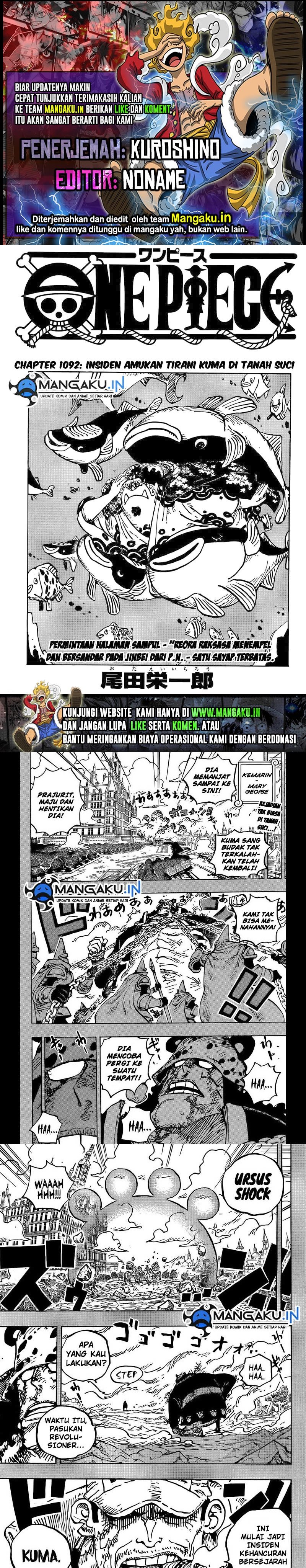 One Piece Chapter 1092 HQ 1